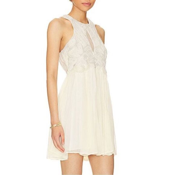 Free People Pearlie Mini Dress Size 6 - Picture 6 of 12